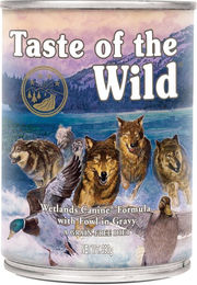 Produktbild von Taste of the Wild Wetlands Hundefutter Adult Getreidefrei mit Ente Huhn und Pute 12 x 390 g - 12 x 390 g