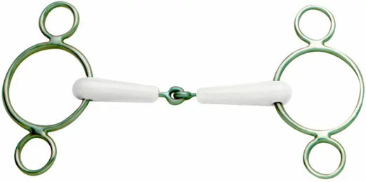 Produktbild von Tattini 3-Ring-Gebiss aus Edelstahl in Silber