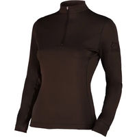 Produktbild von Tattini Agatea Reit-Poloshirt mit langen Ärmeln aus Bio-Material für Herbst und Winter