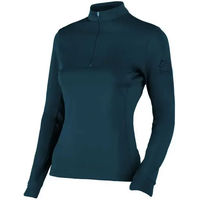 Produktbild von Tattini Agatea Reit-Poloshirt mit langen Ärmeln Blau Unisex Größe M