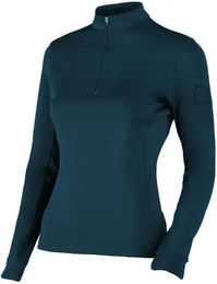 Produktbild von Tattini Agatea Reit-Poloshirt mit langen Ärmeln Blau XS