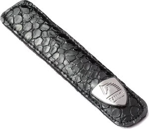 Produktbild von Tattini Armband mit Krokodildruck aus Kunstleder in Schwarz Unisex
