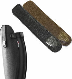 Produktbild von Tattini Auswechselbarer Riemen aus körnigem Leder in Schwarz