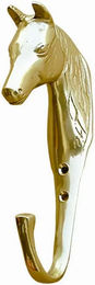 Produktbild von Tattini Brillenhalter Pferdekopf Skulptur aus Messing in Gold