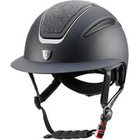 Produktbild von Tattini Cassiopea Reithelm Schwarz Größe M Unisex mit CE und TÜV Zertifizierung