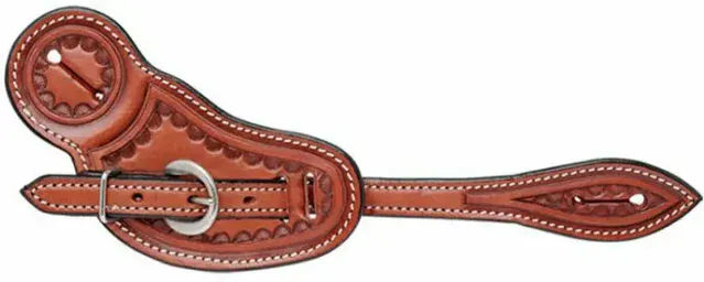 Tattini Cinturini Western Gürtel aus Leder in Braun – Bild 1 von 2