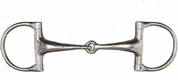 Produktbild von Tattini D-Ring Gebiss aus Edelstahl in Silber