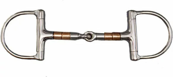 Produktbild von Tattini D-Ring Gebiss aus Edelstahl in Silber