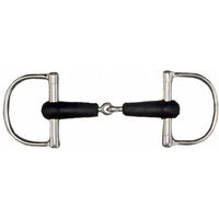 Produktbild von Tattini D-Ring Gebiss aus Edelstahl in Silber oder Schwarz