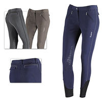 Produktbild von Tattini Damen Reithose Petunie mit Silikongriff in Rosa oder Blau Größe 56