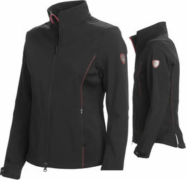 Tattini Damen Softshelljacke Aosta Schwarz mit Fleece in Größe L – Bild 1 von 3