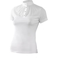 Produktbild von Tattini Damen Turnier-Reitpolo mit Tüll in Weiß Größe L