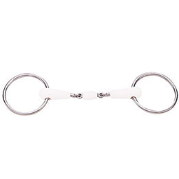 Produktbild von Tattini Daslö Ring Snaffle Bit Gebiss mit Flavoring aus Edelstahl 13,5 cm