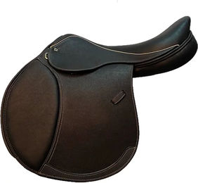 Produktbild von Tattini Derby Sattel aus Leder in Schwarz 16 Zoll