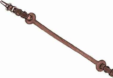 Tattini Elastisches Leder-Zaumzeug für Pferde in Braun – Bild 1 von 2
