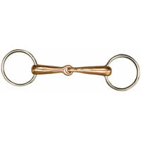 Produktbild von Tattini Filetto Gebiss mit Kupfergebiss und Edelstahlringen 12,5 cm
