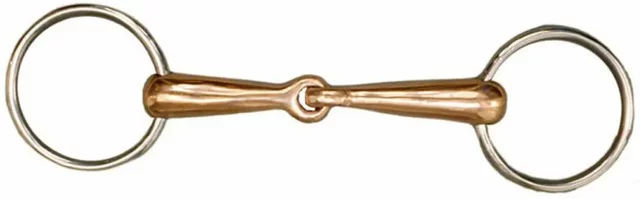 Produktbild von Tattini Filetto Gebiss mit Kupfergebiss und Edelstahlringen 13,5 cm