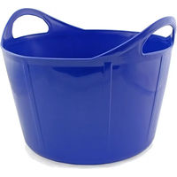 Produktbild von Tattini Flexibler Futtereimer aus Kunststoff Blau 17 Liter - 17 l