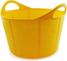 Produktbild von Tattini Flexibler Futtereimer aus Kunststoff Gelb 17 Liter - 17 l