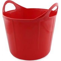 Produktbild von Tattini Flexibler Futtereimer aus Kunststoff Rot 28 Liter - 28 l