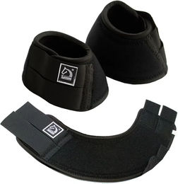 Tattini Gamaschen für Pferde aus Neopren Schwarz Größe M – Bild 1 von 2