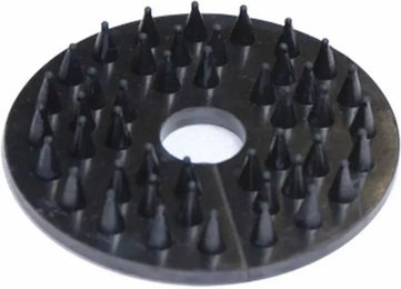Produktbild von Tattini Gebissscheiben Spitzen aus Gummi in Schwarz