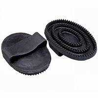 Produktbild von Tattini Gummistriegel Putzbesteck Schwarz