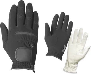Produktbild von Tattini Handschuhe Lycra und Suedine Unisex in Weiß oder Schwarz Größe XL