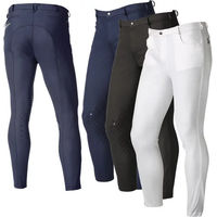 Produktbild von Tattini Herren Reithose Gold und Blau aus Baumwolle Größe 44