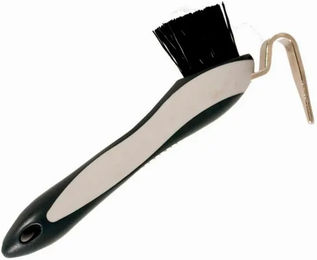 Produktbild von Tattini Hufauskratzer mit rutschfestem Griff in Grau und Schwarz
