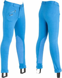 Produktbild von Tattini Jodhpurs Reithose für Kinder aus Kunstleder Ganzjährig Blau