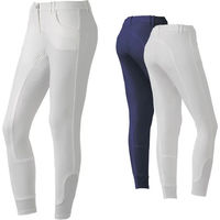 Produktbild von Tattini Kenzia Platino Reithose Damen Full Grip Weiß Baumwolle Größe 42