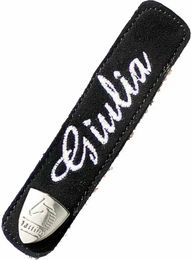 Produktbild von Tattini Lederarmband mit Namen oder Initialen Unisex in Beige oder Schwarz