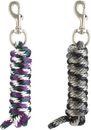 Tattini Longhina Longe aus geflochtenem Nylon mit Metallkarabiner Silber in Grün – Bild 1 von 2