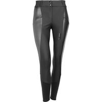 Produktbild von Tattini Melissa Reithose für Damen mit Mid Grip aus Kunstleder in Schwarz Größe 44
