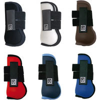 Produktbild von Tattini Offene Vorderbeingamaschen aus Neopren für Pferde in Braun oder Blau
