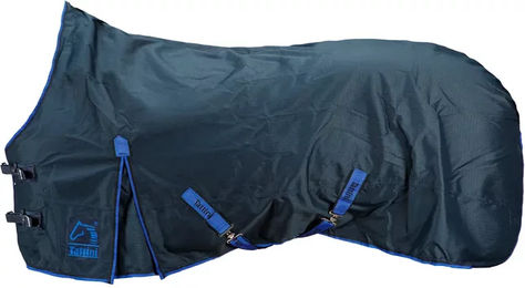 Tattini Outdoor-Paddockdecke für Pferde aus Nylon in Blau – Bild 1 von 2