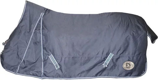 Produktbild von Tattini Outdoor-Pferdedecke in Blau oder Schwarz