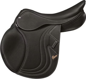Produktbild von Tattini Pessoa Legend Deluxe Reitsattel aus Leder in Schwarz