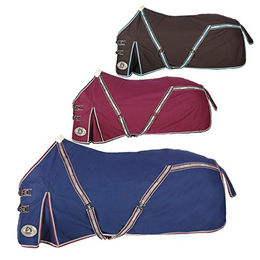 Produktbild von Tattini Pferdedecke aus Baumwolle mit Aisanfalten in Rot