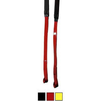 Produktbild von Tattini Pferdeziegel aus Biothane mit Gummifutter Full Schwarz Rot