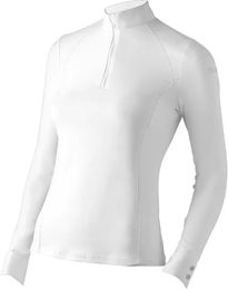 Produktbild von Tattini Reit-Poloshirt Damen aus Baumwolle Weiß Größe M