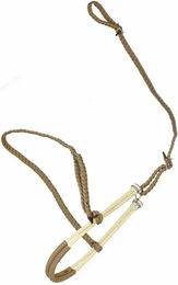 Tattini Reithalfter für Pferde aus Nylon mit Tie-Down in Braun – Bild 1 von 1