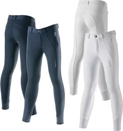 Tattini Reithose Acacia für Mädchen mit Silikon Grip in Weiß – Bild 1 von 2