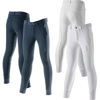 Produktbild von Tattini Reithose Acacia für Mädchen mit Silikon Grip in Weiß