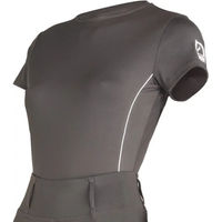 Produktbild von Tattini Reitshirt Damen Passiflora PE 2025 Grau Schwarz Größe M