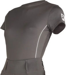 Produktbild von Tattini Reitshirt Damen Passiflora PE 2025 Grau Schwarz Größe S