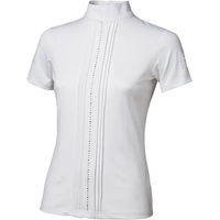 Produktbild von Tattini Reitshirt für Damen in Weiß Größe M mit Strassreihen