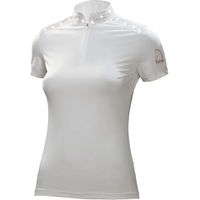 Produktbild von Tattini Reitshirt für Damen mit Strass in Weiß XS