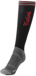 Produktbild von Tattini Reitsocken aus Baumwolle Unisex Größe L in Rot und Schwarz
